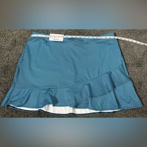 Lady Hagen Women’s Golf‎ Ruffle Skirt Skort UPF25+ Built In Shorts Blue XXL C-23